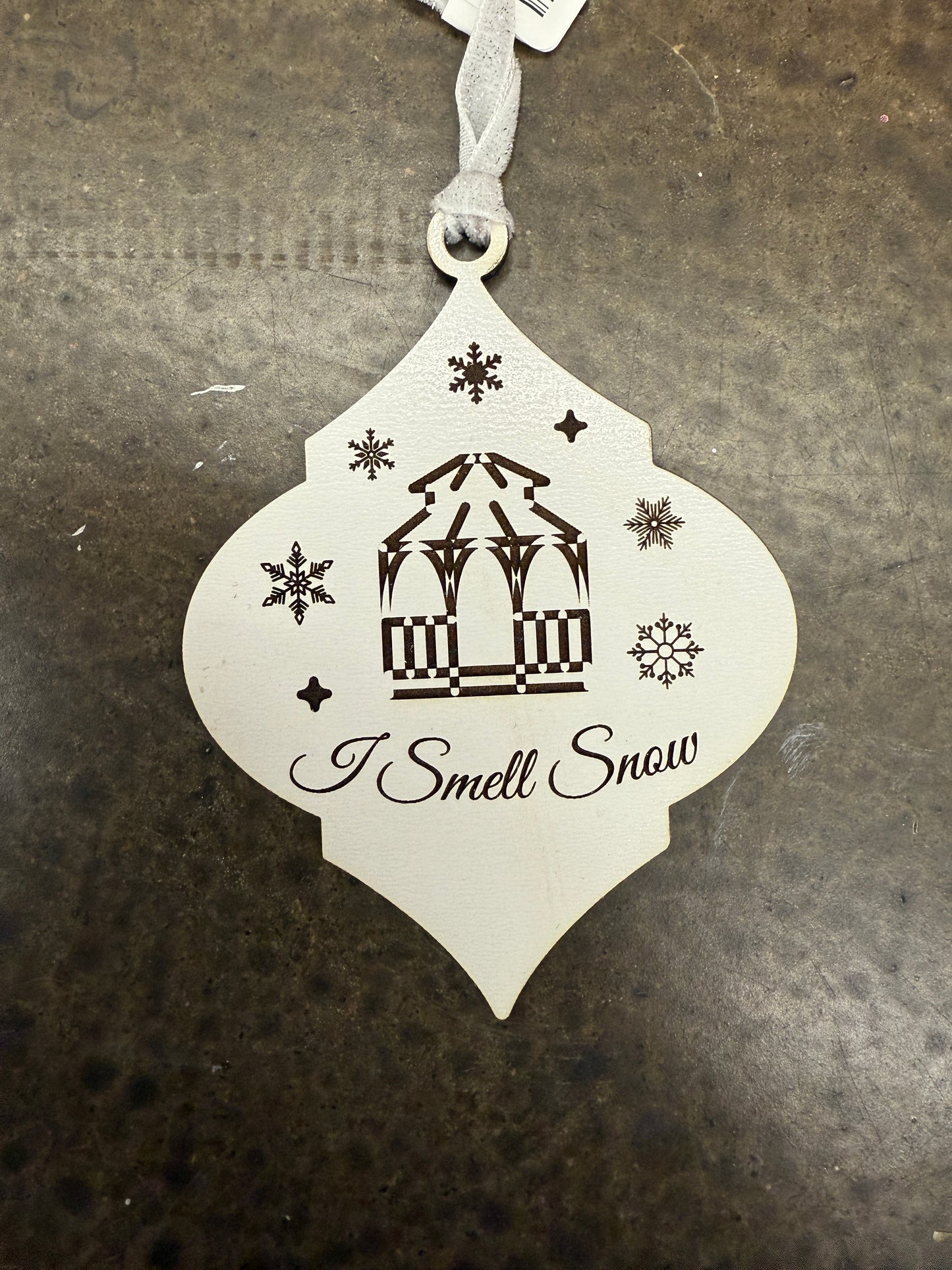 I smell snow Ornament