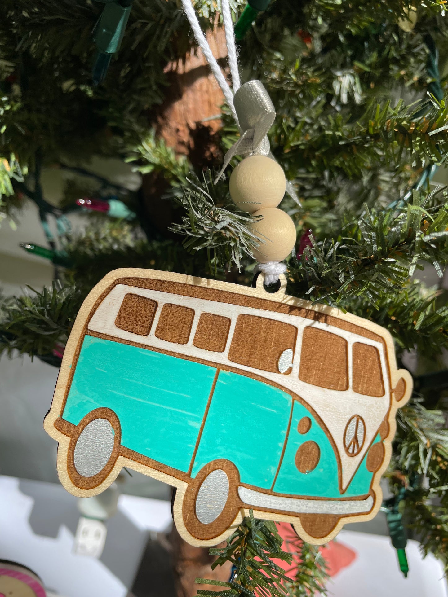 Retro Bus Ornament