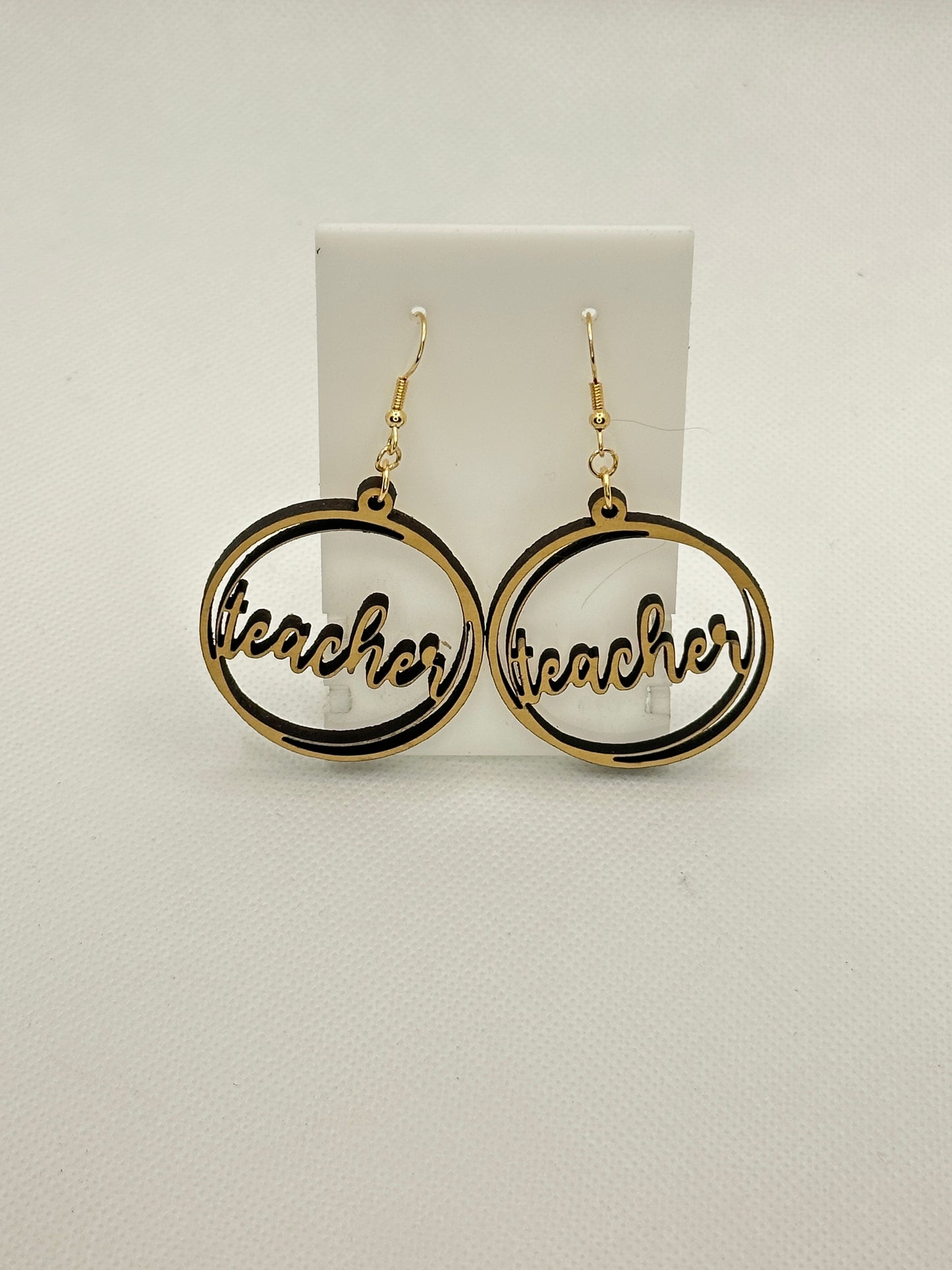 Wooden Mom earrings