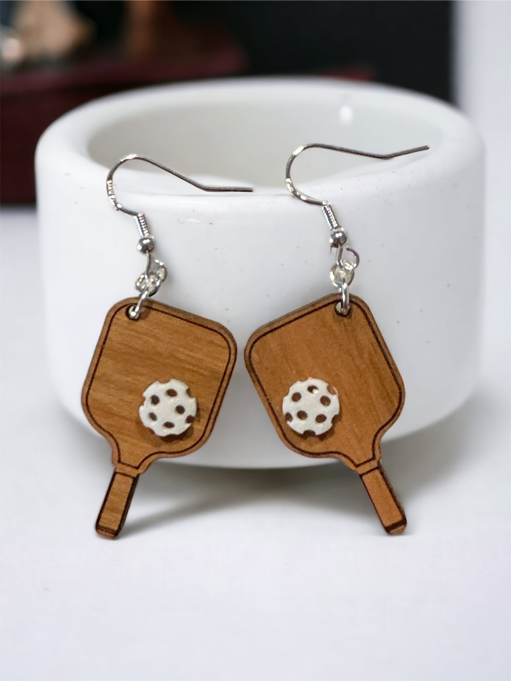 Pickle-ball Earrings