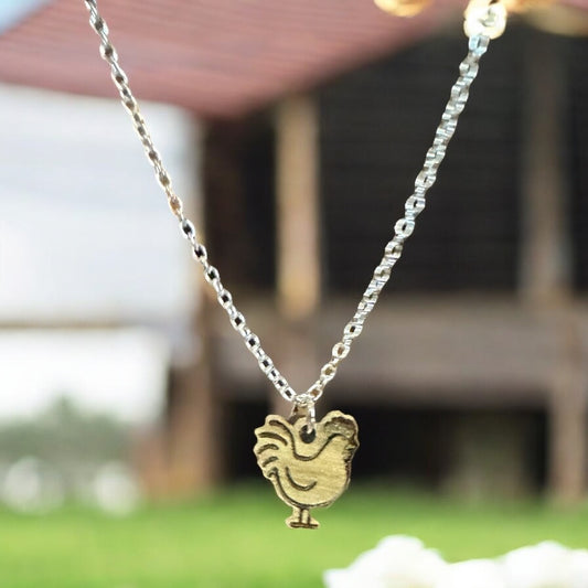 Dainty Chicken Necklace