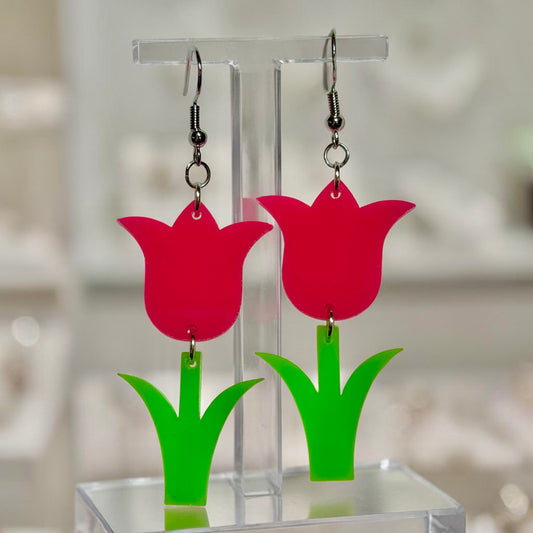 Tulip Dangle Earrings