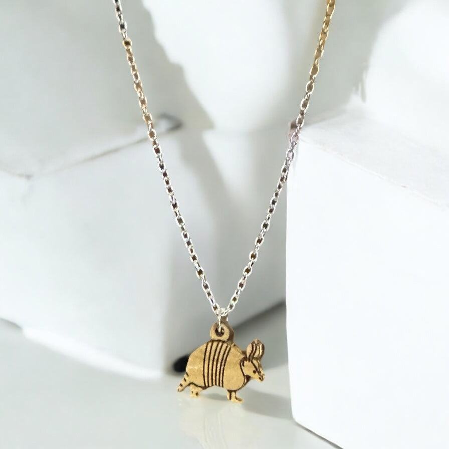 Dainty Armadillo Necklace