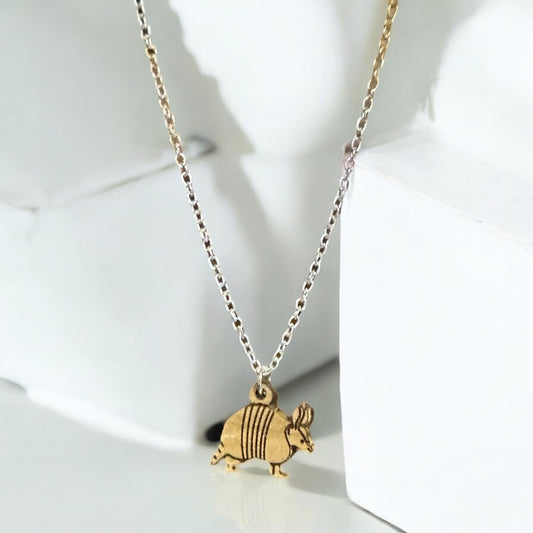 Dainty Armadillo Necklace