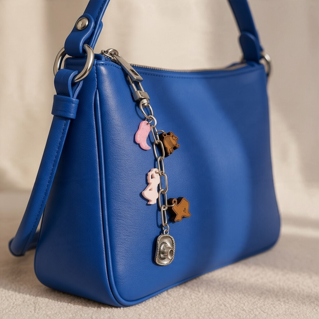Texas Girl Purse Charm