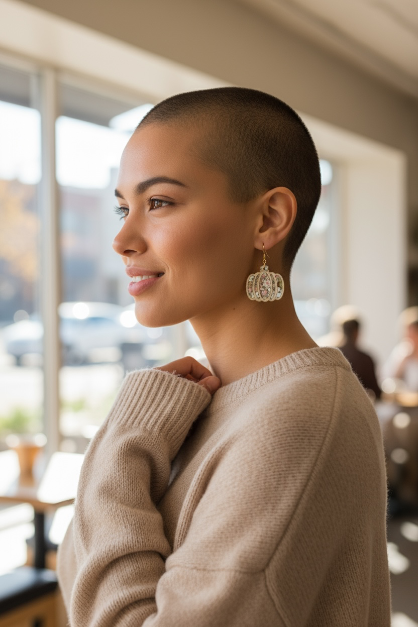 Country Pumpkin Earring