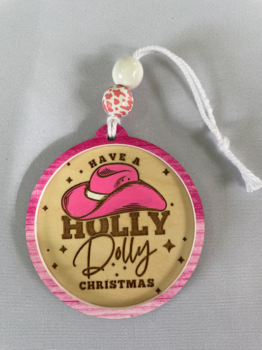 Holly Dolly Christmas Ornament