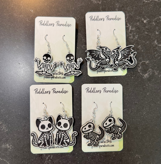 Skeleton Earrings