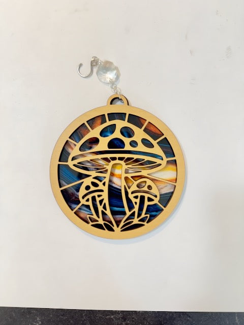 Mushroom Rays Suncatcher