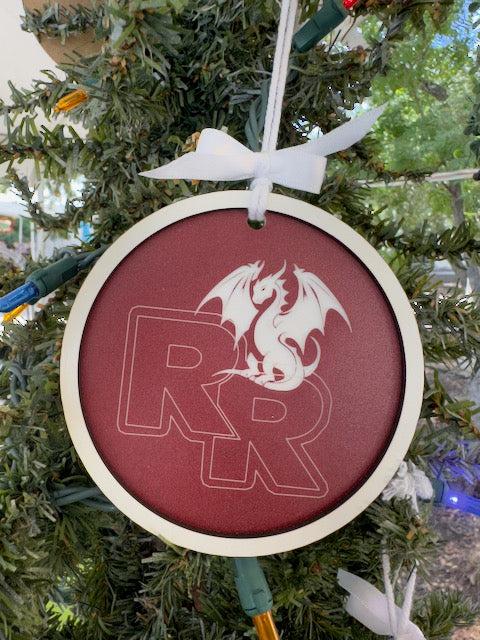 Round Rock Dragon Round Ornament