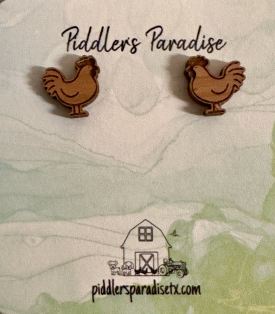 Chicken stud Earrings