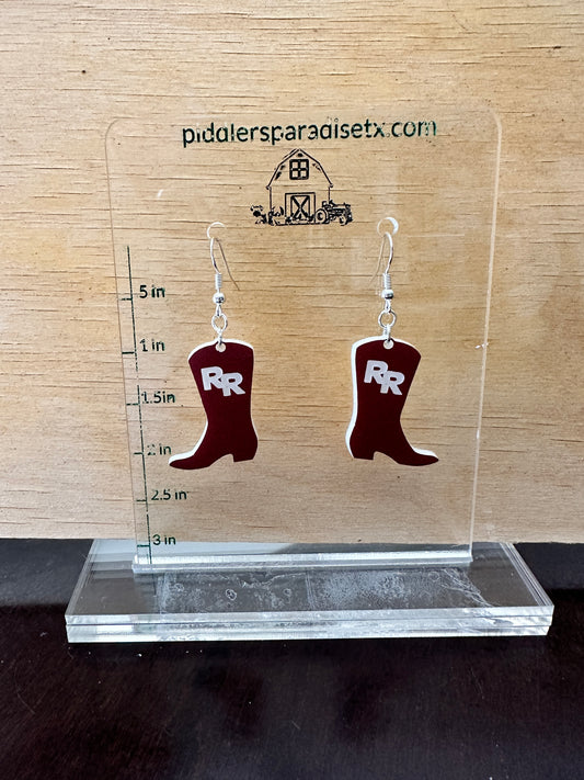 RR Boot Dangle Earring