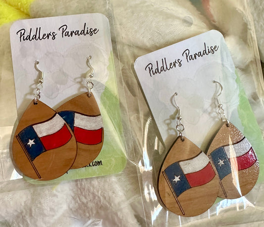 Texas Flag earrings