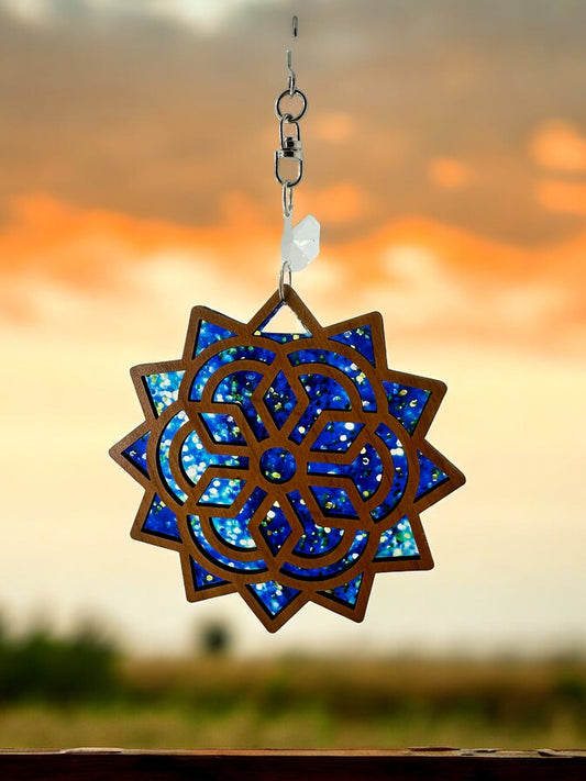 Swirly Star Suncatcher