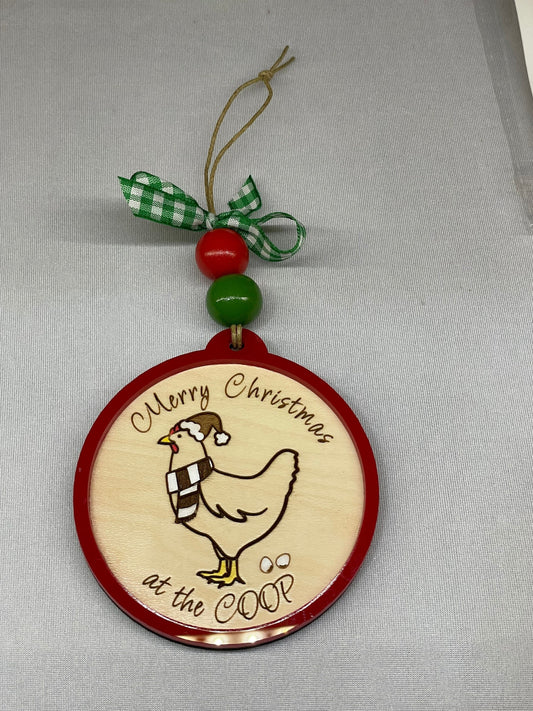 Christmas at the Coop Ornament