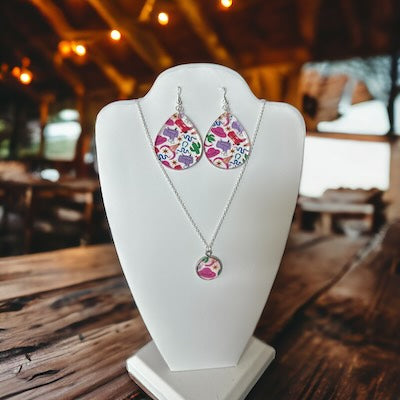 Country Chic Pattern Jewelry Set